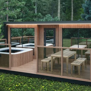 Sauna model L (garden spa)