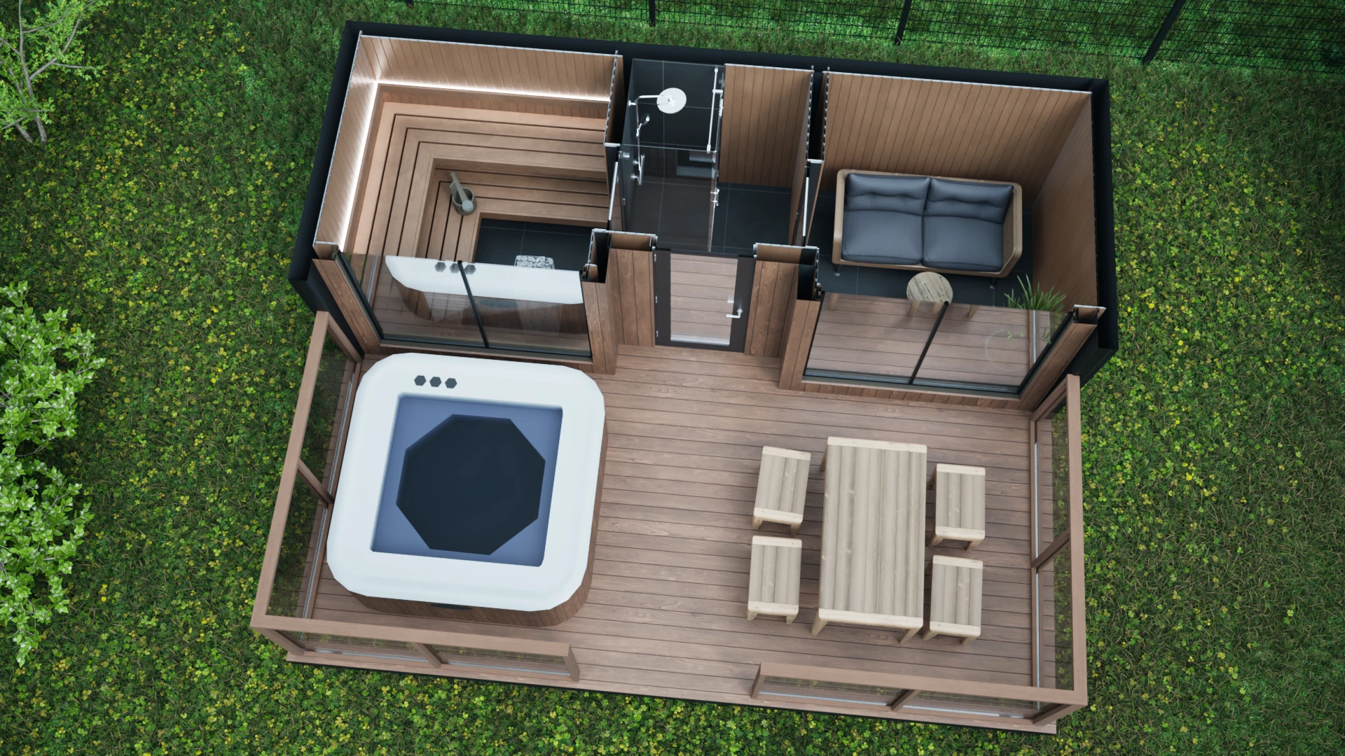 Sauna model L (garden spa) - Image 3